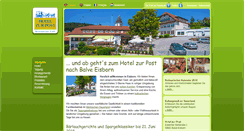 Desktop Screenshot of hotel-eisborn.de